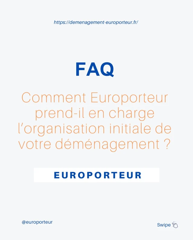 Question du jour 🤔 : Comment Europorteur prend-il en charge l’organisation initiale de votre déménagement ? 💡

Vous avez encore des questions concernant votre déménagement en région PACA ? ☀️

N’hésitez pas à consulter notre FAQ présente sur notre site internet 🛜 : https://demenagement-europorteur.fr

Si vous avez d’autres interrogations, n’hésitez pas à nous contacter par email 📧ou par téléphone.📞 

#europorteur #demenagement #demenagementpaca #PACA #saintzacharie #auriol #portage #manutention #levage #stockage